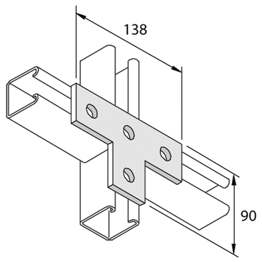 Элемент монтажный плоский  I6P1031