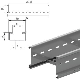 Кабельный лоток лестничного типа серии "LIGHT" I4KLL110