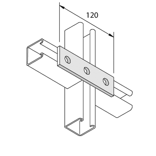 Элемент монтажный плоский  I6P1066