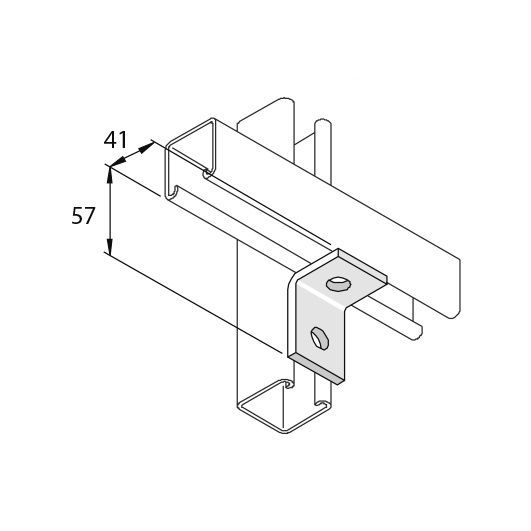 Элемент монтажный изогнутый I6P1068