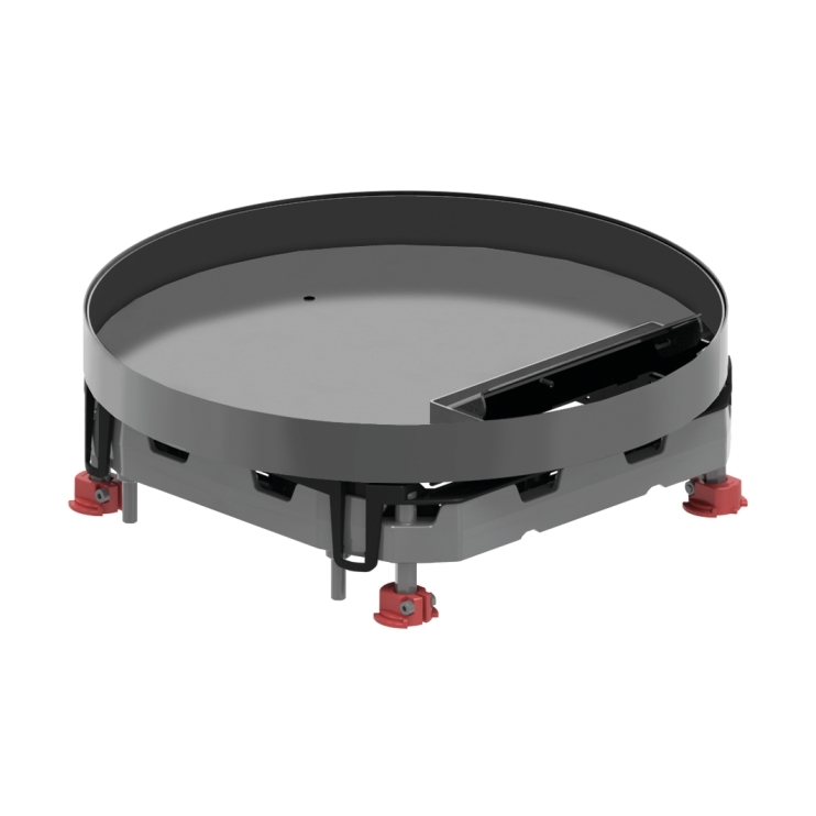 Лючок круглый с выводом кабеля DRIT3