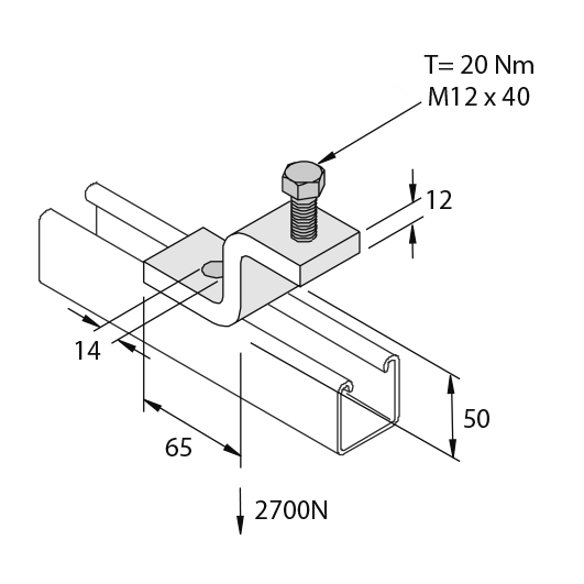 Зажим балочный P1983