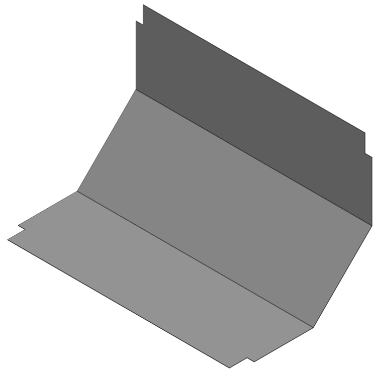 Крышка для вертикального внутреннего угла 90° DSB