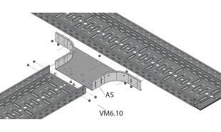 Ответвитель горизонтальный 90° AS