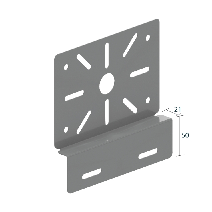 Пластина крепежная ступенчатой формы MP