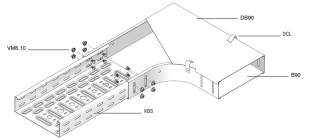 Угол горизонтальный 90° B90