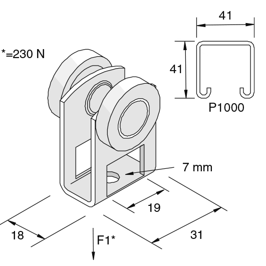 Каретка P2749