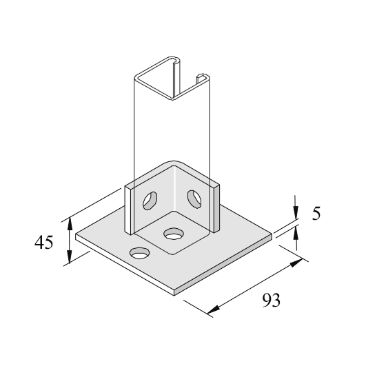 Элемент монтажный консольный I6P2072-S1