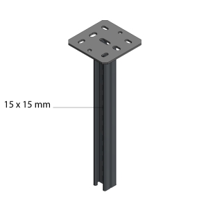 Стойка потолочная двойная HDHSLDCL