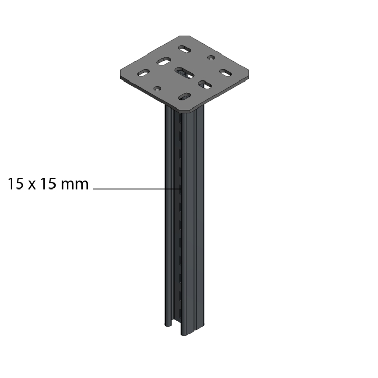 Стойка потолочная двойная HDHSLDCL