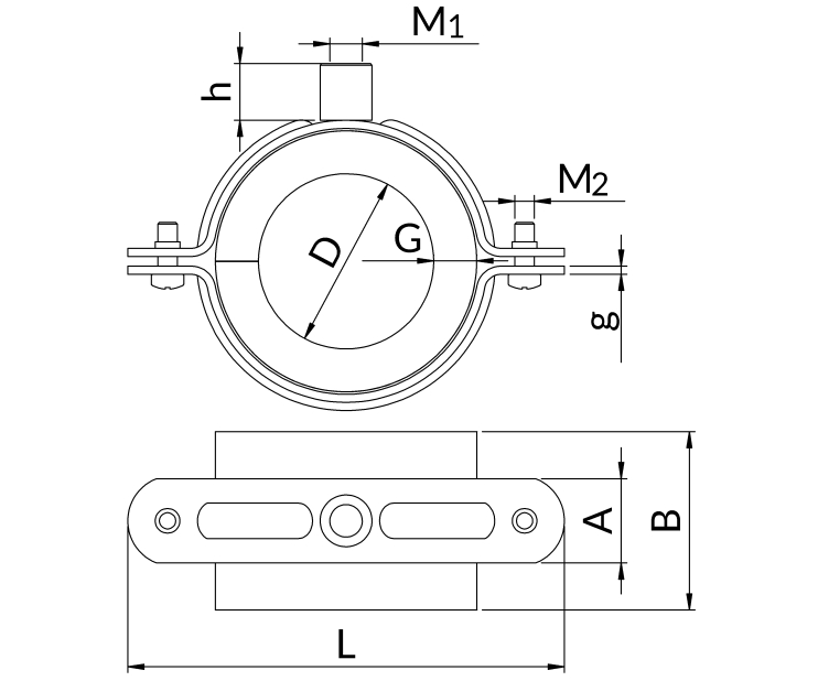 Хомут  L2 BUKTH.L2