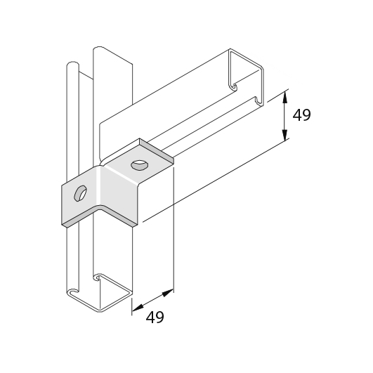 Элемент монтажный консольный I6P2341R