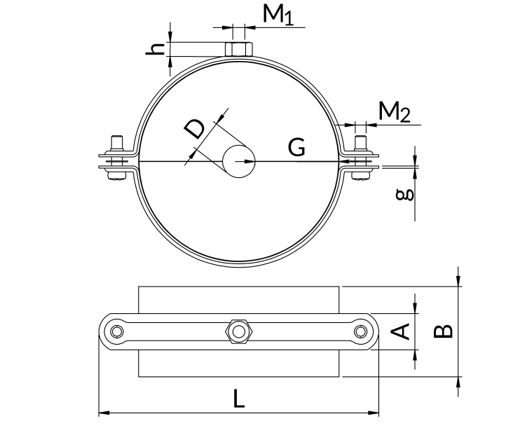 Хомут  PX-50 BUKTH.P50