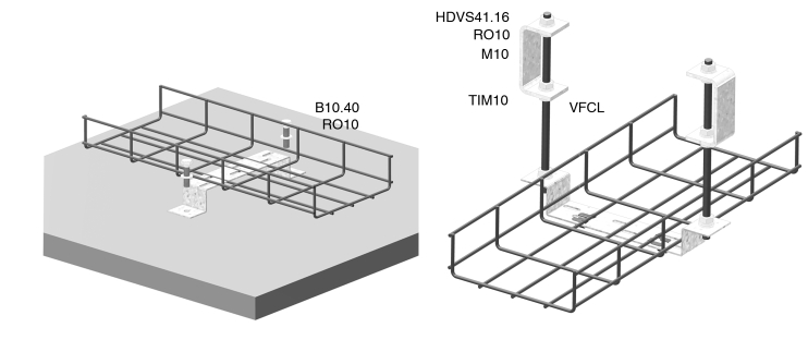 Кронштейн напольно-стеновой VMB