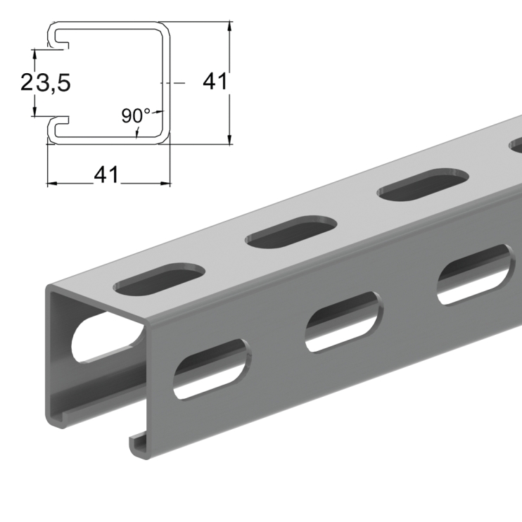 Профиль монтажный P1000TTTX3