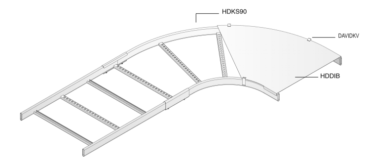 Угол горизонтальный для KLDAVID HDKS90