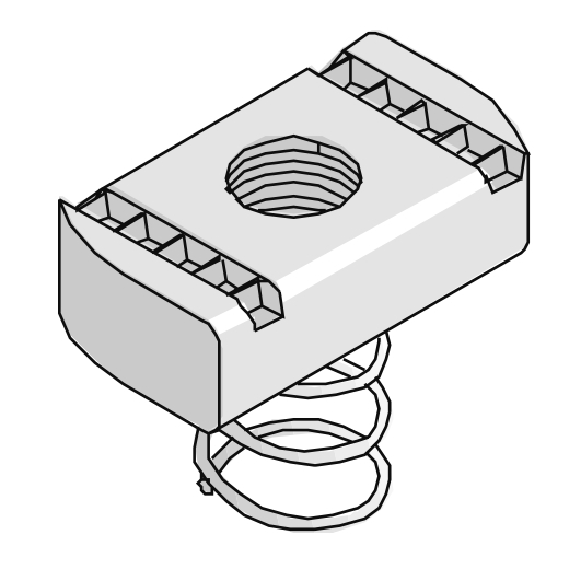Гайка канальная PNS