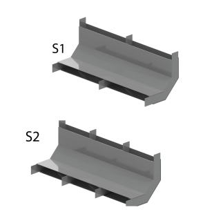 Угол вертикальный для напольного короба VSB
