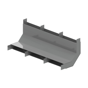 Угол вертикальный для напольного короба VSB