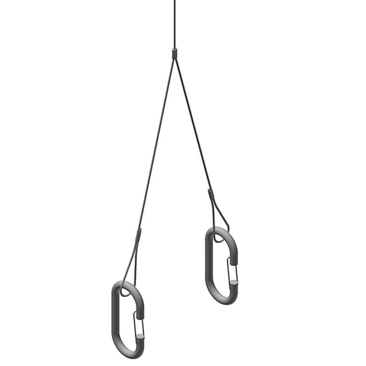 Трос с карабинами петлевой CS45SHY