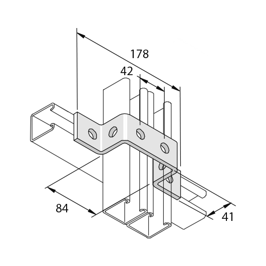 Элемент монтажный П-образный P1043