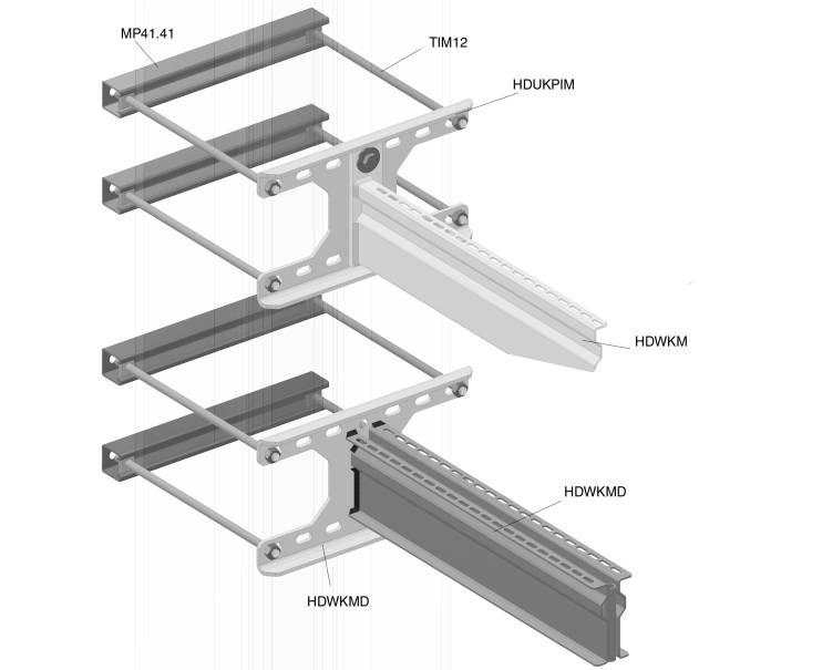 Адаптер универсальный для настенного монтажа HDUKPIM