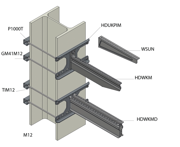Адаптер универсальный для настенного монтажа HDUKPIM