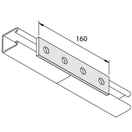 Элемент монтажный плоский  P1067