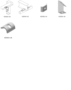 Монтажные элементы HDVS41.05