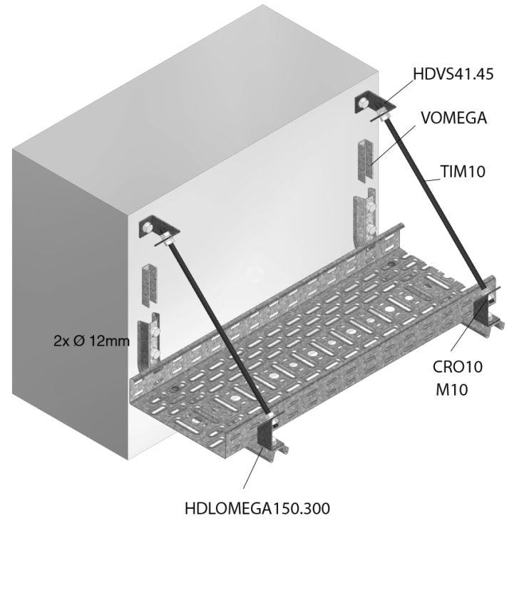 Монтажные элементы HDVS41.45