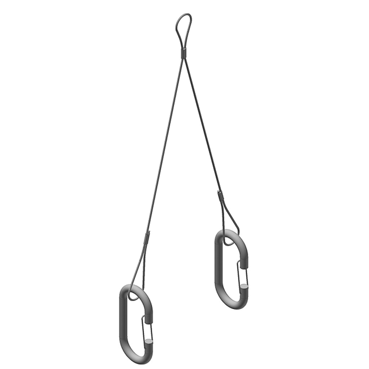 Трос с карабинами петлевой CS45SHYA