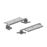 Система прокладки кабелей на одном уровне с полом